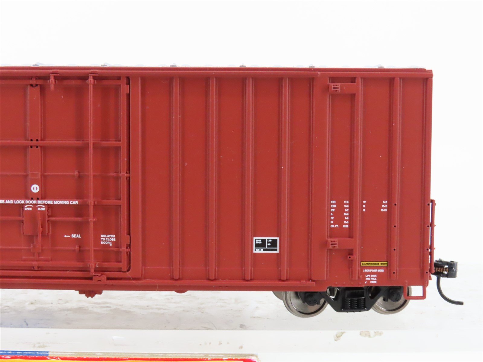 HO Scale Walthers Gold Line 932-7127 WE Wheeling & Lake Erie 50' Box Car #30063