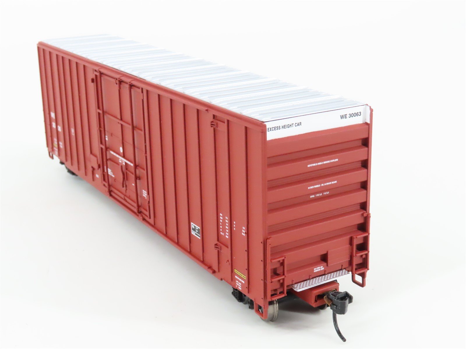 HO Scale Walthers Gold Line 932-7127 WE Wheeling & Lake Erie 50' Box Car #30063