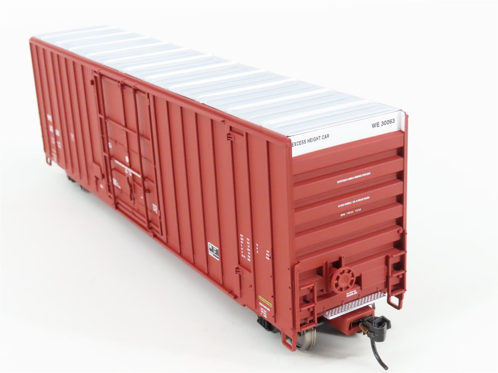 HO Scale Walthers Gold Line 932-7127 WE Wheeling & Lake Erie 50' Box Car #30063