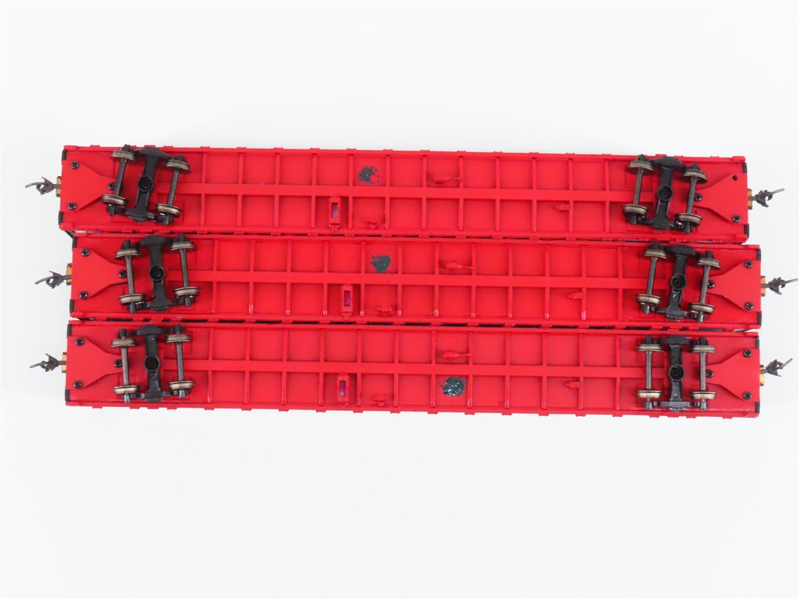 HO Scale Walthers 932-34104 CSXT CSX 72' Center Beam Flat Car (3-Pack)