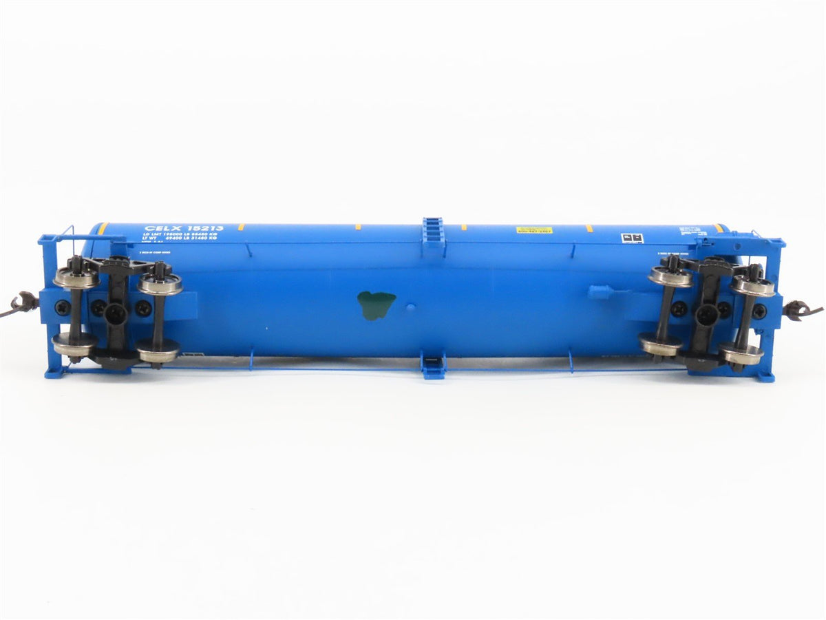 HO Scale Walthers Gold Line 932-27274 CELX 23K Gal. Funnel Flow Tank Car 2-Pack
