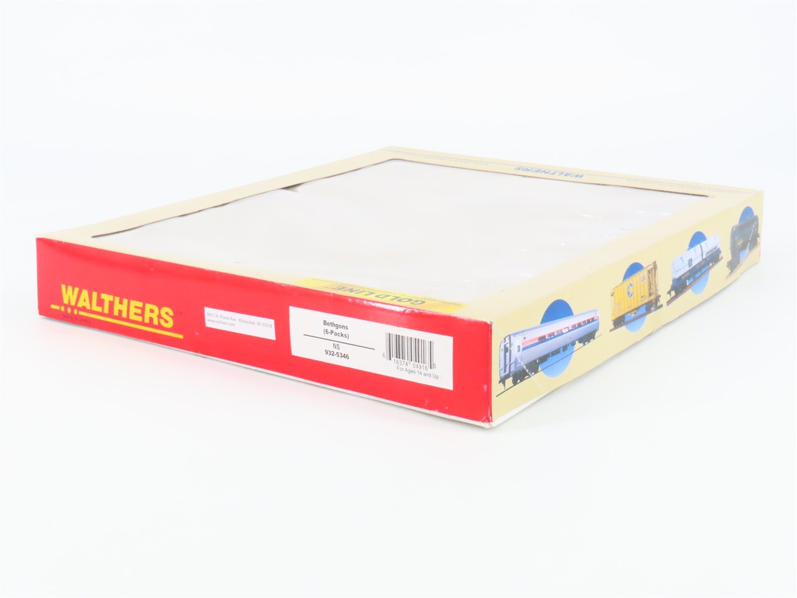 HO Scale Walthers Gold Line 932-5346 NS Bethgon Coalporter Hopper 6-Pack