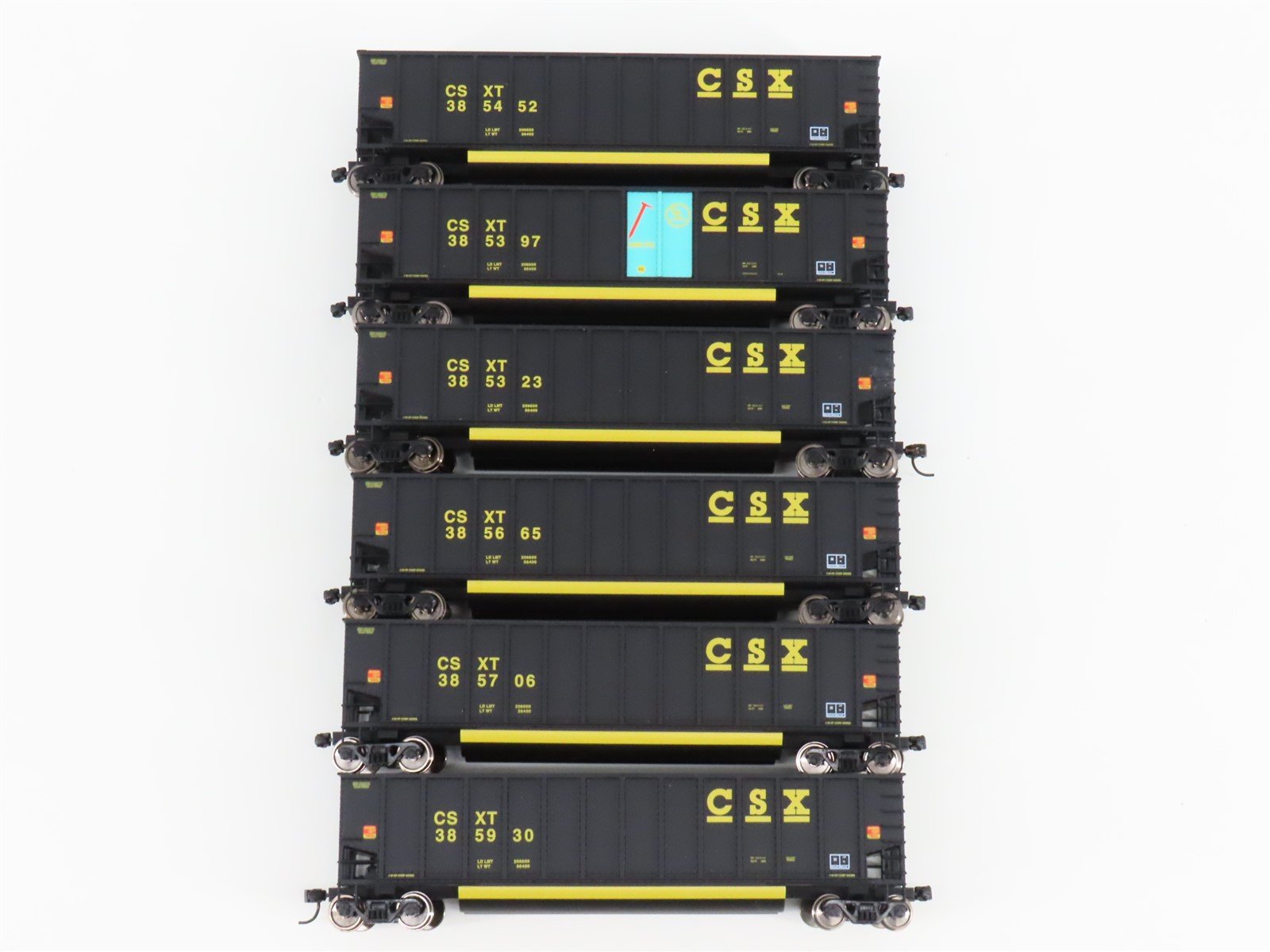 HO Scale Walthers Gold Line 932-40412 CSXT CSX Bethgon Coalporter Hopper 6-Pack