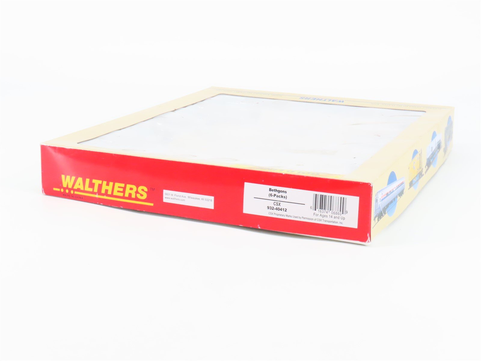 HO Scale Walthers Gold Line 932-40412 CSXT CSX Bethgon Coalporter Hopper 6-Pack