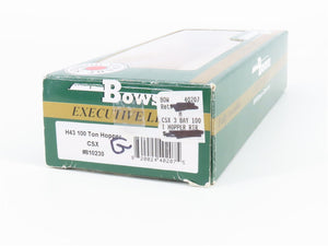 HO Bowser Stewart Hobbies Executive Line CSXT CSX 3-Bay Open Hopper #810230