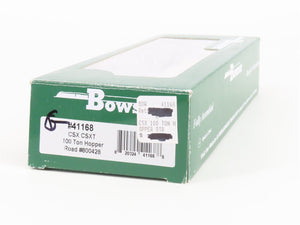 HO Scale Bowser 41168 CSXT CSX 100-Ton 3-Bay Open Hopper #800428