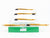 HO Scale Bowser 41583 TTAX TTX Trinity 5-Unit Spine Car #555069