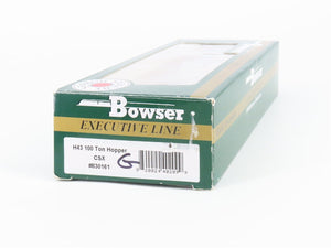 HO Scale BowserStewart Hobbies Executive Line CSXT CSX 3-Bay Hopper #830161