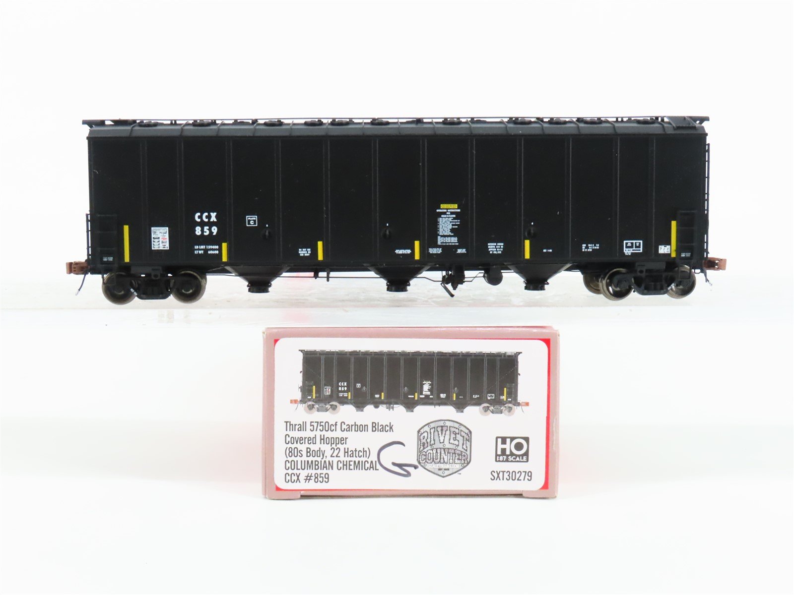 HO Scaletrains.com Rivet Counter SXT30279 CCX Columbian Chemical 3-Bay Hopper