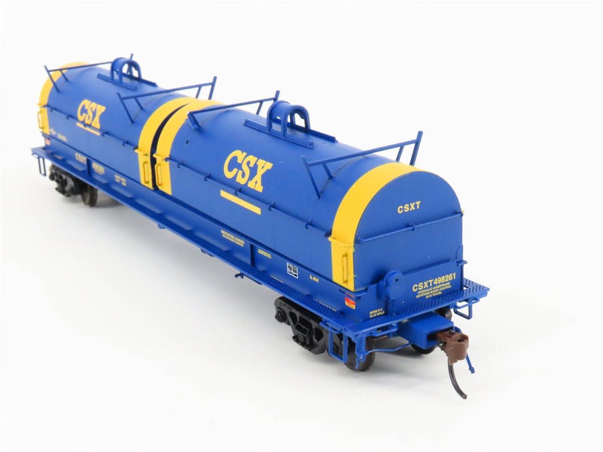 HO Scale Red Caboose RR-32501-15 CSXT CSX 100-Ton Evans Coil Car #498261