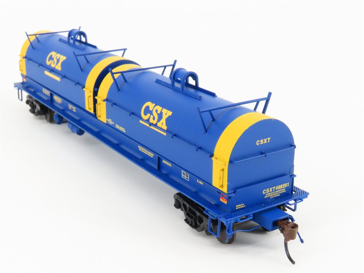 HO Scale Red Caboose RR-32501-15 CSXT CSX 100-Ton Evans Coil Car #498261