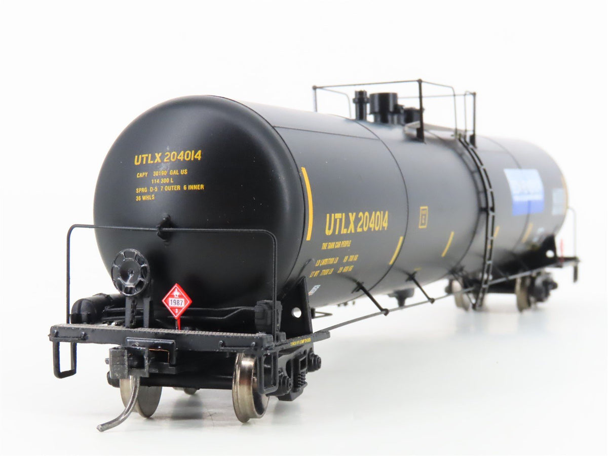 HO Scale Athearn 93878 UTLX Eco-Energy 30K Gallon Ethanol Tank Car #204014