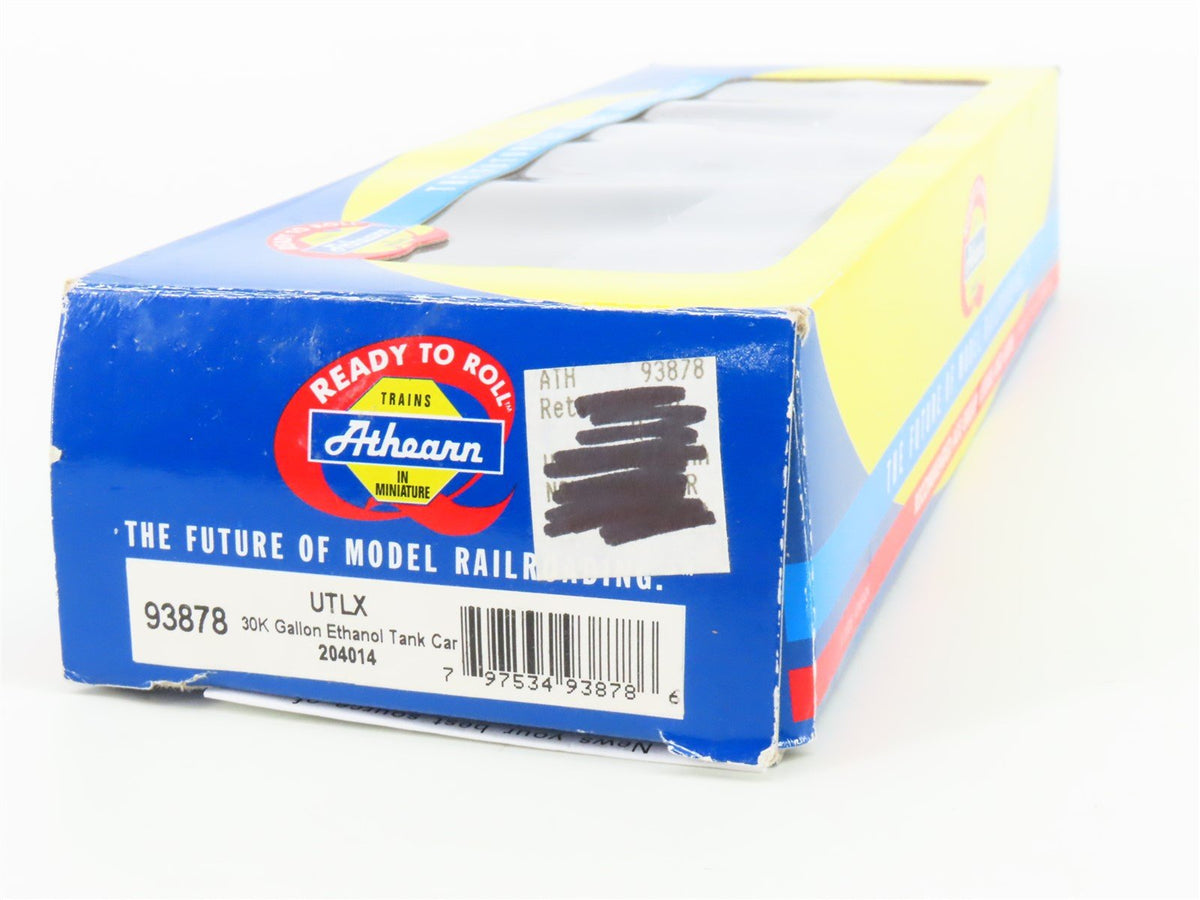 HO Scale Athearn 93878 UTLX Eco-Energy 30K Gallon Ethanol Tank Car #204014
