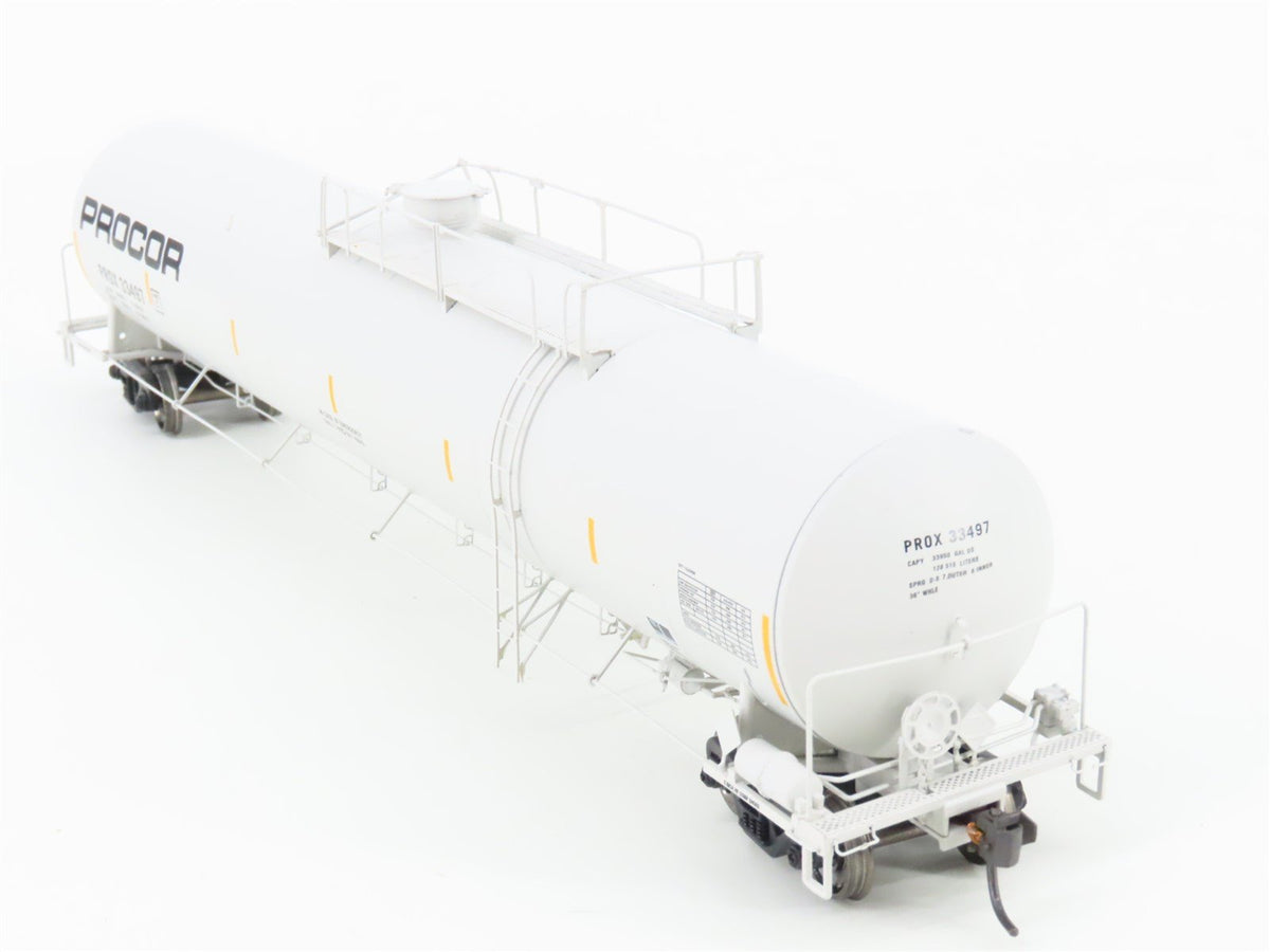 HO Scale Athearn 96416 PROX Procor 33K Gallon Tank Car #33497