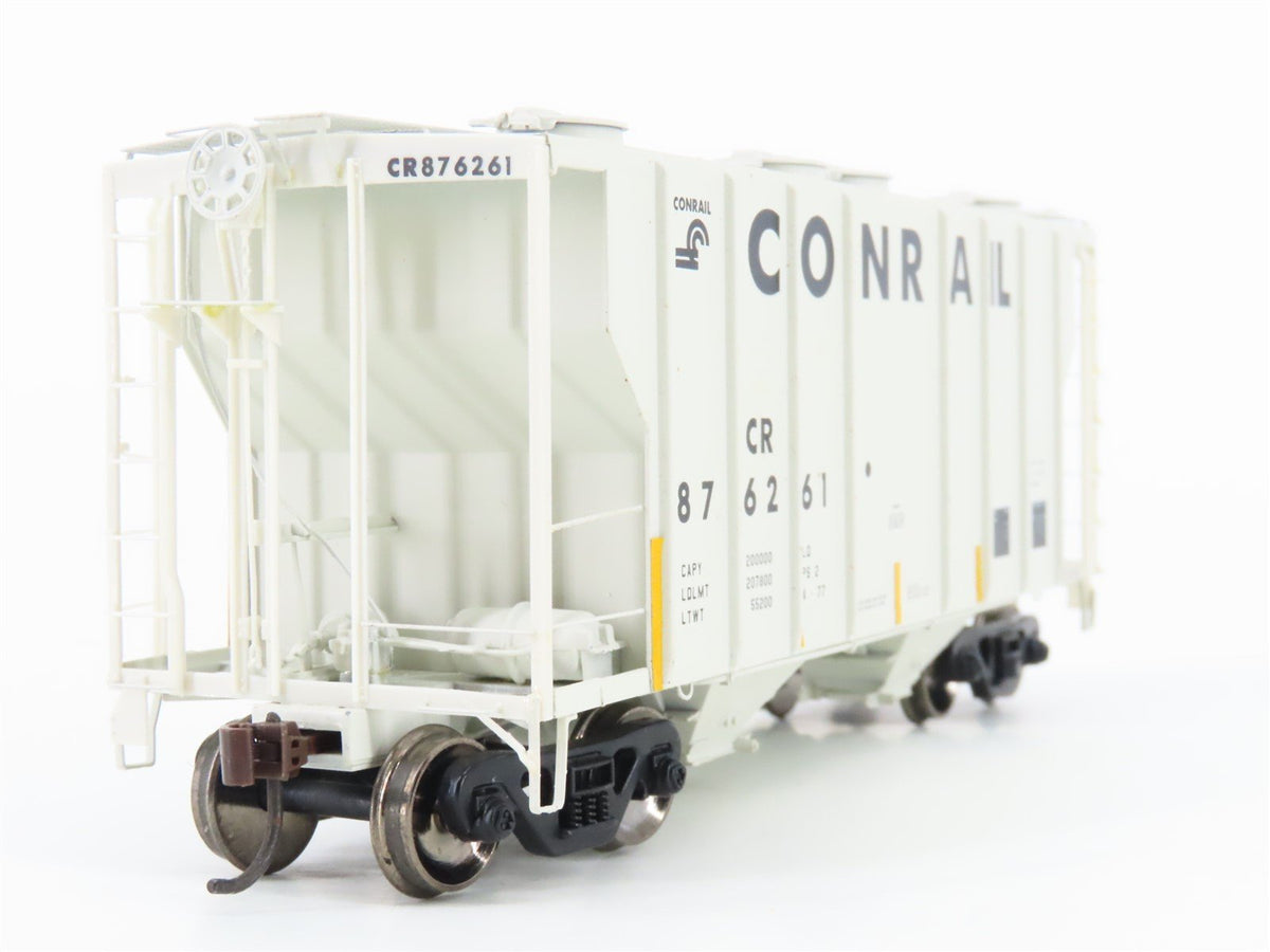 HO Scale Athearn 95525 CR Conrail 2-Bay Covered Hopper #876261