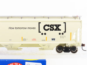 HO Scale Athearn 89422 CSXT 3-Bay Covered Hopper #261025