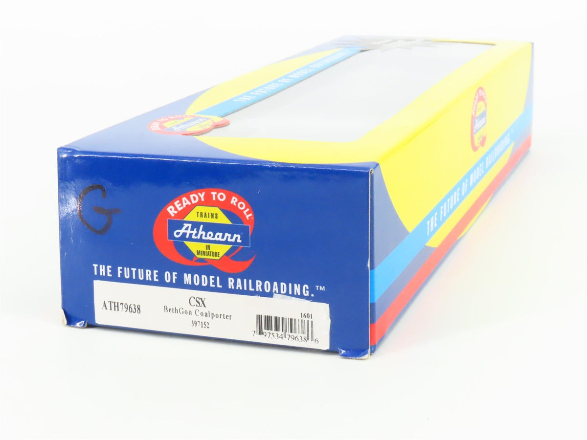 HO Scale Athearn ATH79638 CSXT BethGon Coalporter #397152 w/ Coal Load