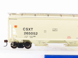 HO Scale Athearn 89400 CSXT Grain Express 3-Bay Covered Hopper #265052