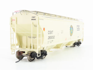 HO Scale Athearn 89400 CSXT Grain Express 3-Bay Covered Hopper #265052