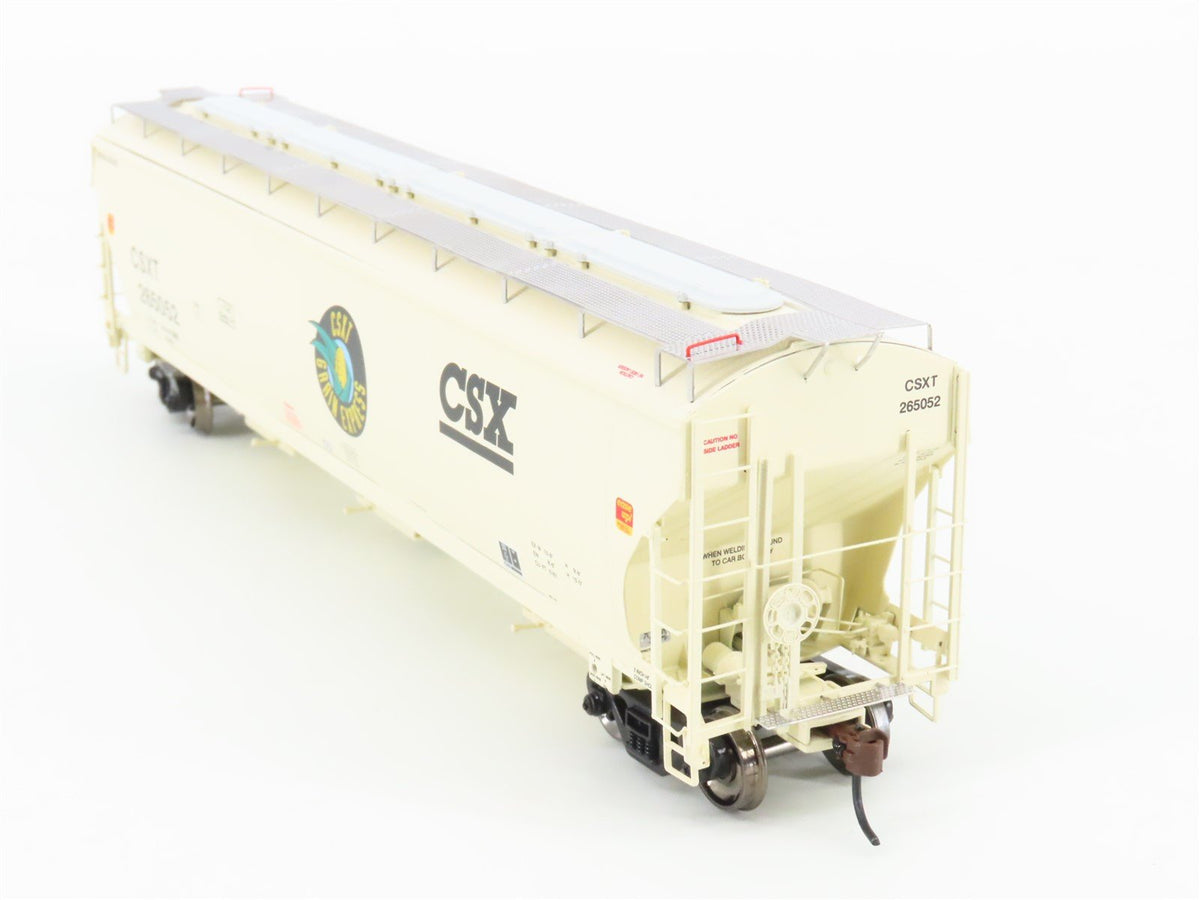 HO Scale Athearn 89400 CSXT Grain Express 3-Bay Covered Hopper #265052