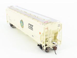 HO Scale Athearn 89400 CSXT Grain Express 3-Bay Covered Hopper #265052