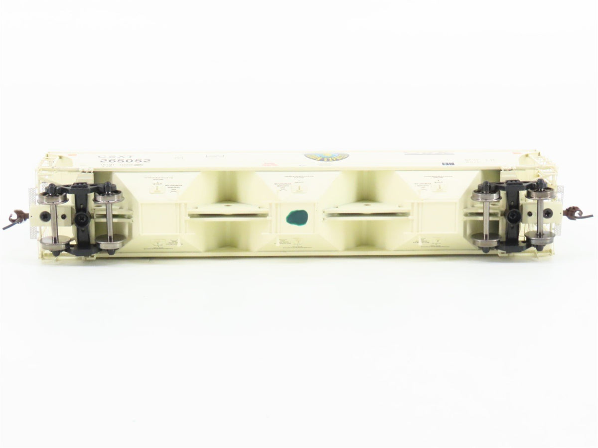 HO Scale Athearn 89400 CSXT Grain Express 3-Bay Covered Hopper #265052