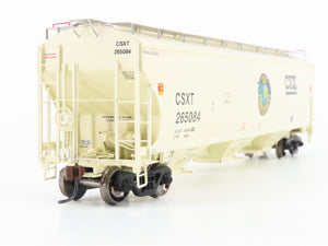 HO Scale Athearn 89401 CSXT Grain Express 3-Bay Covered Hopper #265084
