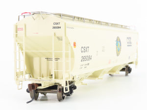 HO Scale Athearn 89401 CSXT Grain Express 3-Bay Covered Hopper #265084
