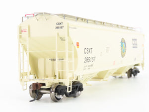 HO Scale Athearn 89402 CSXT Grain Express 3-Bay Covered Hopper #265157