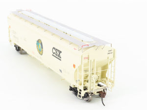 HO Scale Athearn 89402 CSXT Grain Express 3-Bay Covered Hopper #265157
