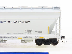HO Scale Athearn ATH98173 BSMX Bay State Milling 2-Bay Covered Hopper #16