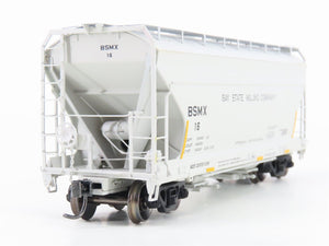 HO Scale Athearn ATH98173 BSMX Bay State Milling 2-Bay Covered Hopper #16