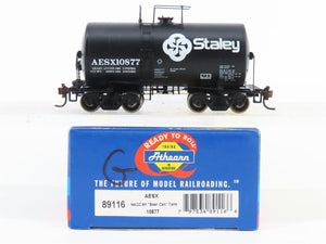HO Scale Athearn 89116 AESX Staley Beer Can Tank Car #10877