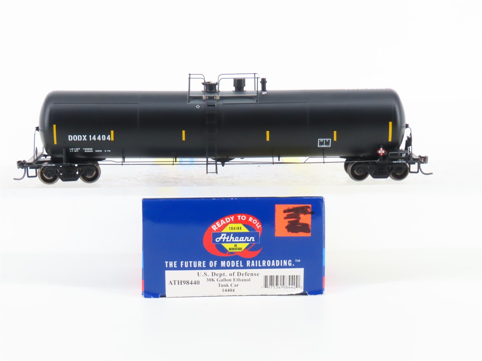 HO Scale Athearn ATH98440 DODX US Department of Defense Tank Car #14404