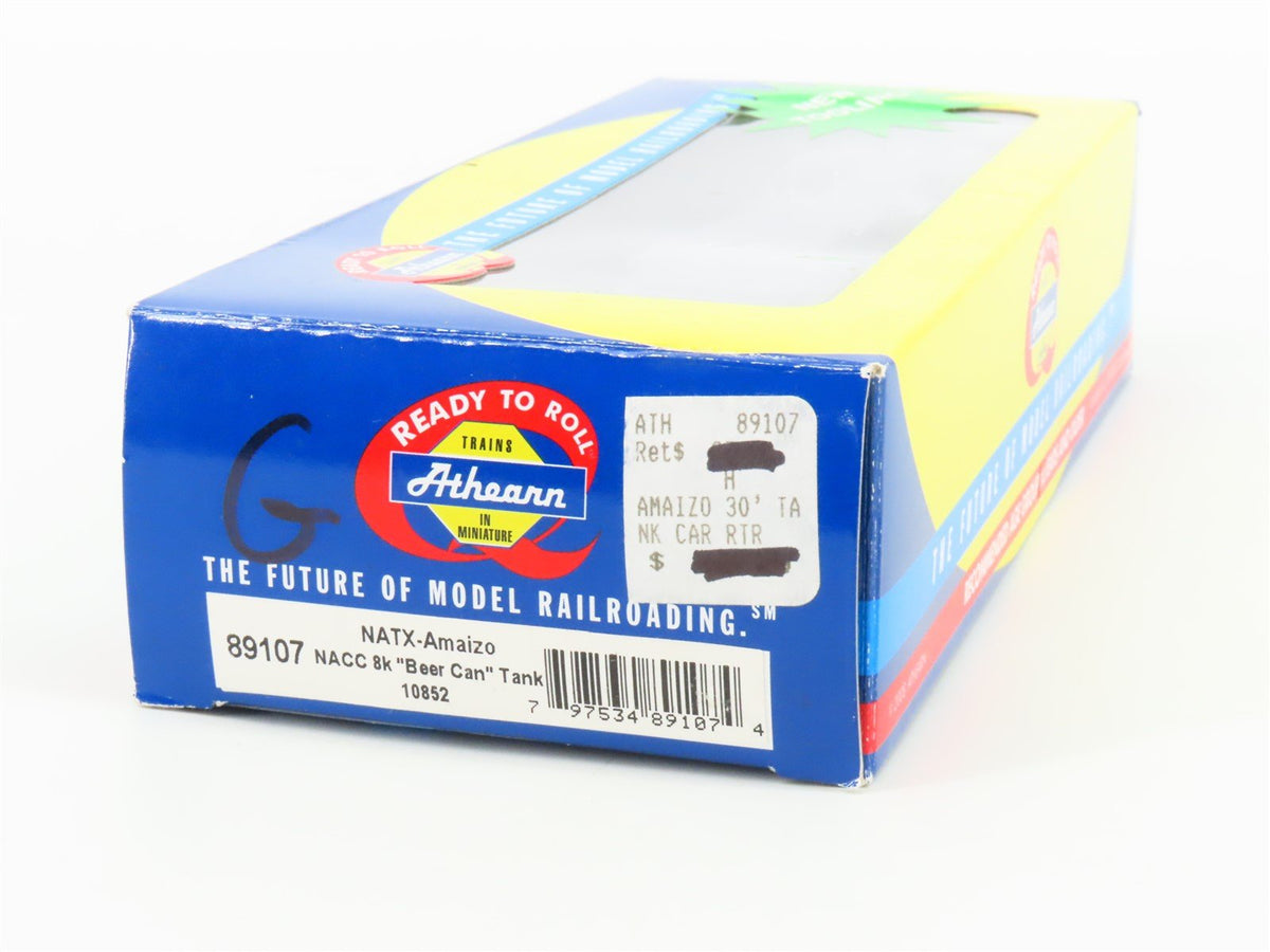 HO Scale Athearn 89107 NATX Amaizo Beer Can Tank Car #10852