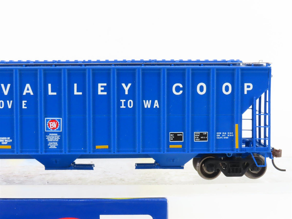 HO Scale Athearn ATH81977 USLX Boone Valley Co-op 3-Bay Covered Hopper #4701