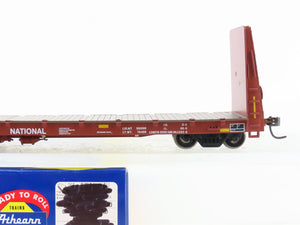 HO Scale Athearn ATH87730 CN Canadian National 60' Bulkhead Flat Car #622610