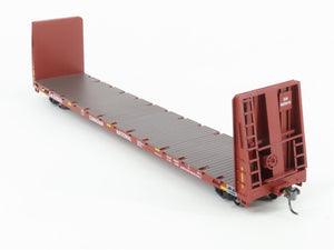 HO Scale Athearn ATH87730 CN Canadian National 60' Bulkhead Flat Car #622610