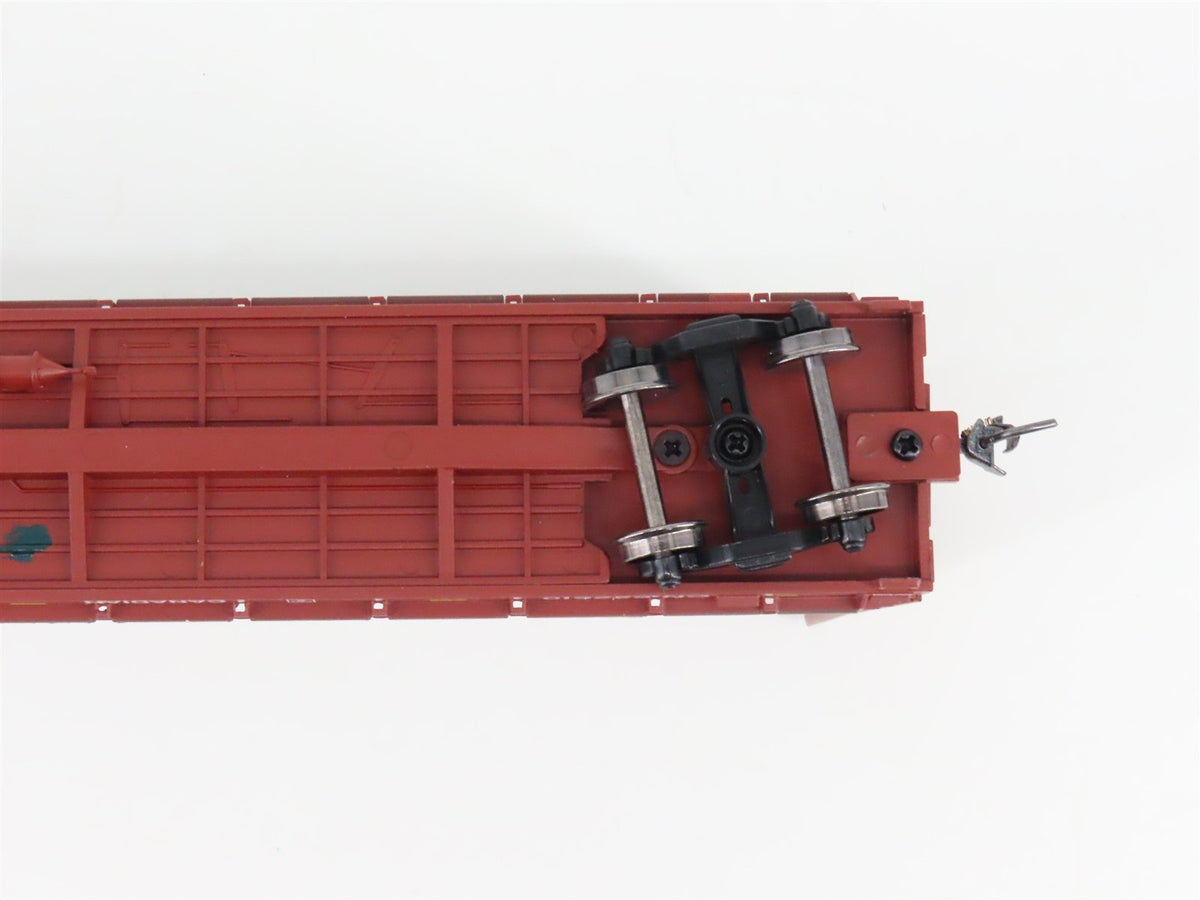 HO Scale Athearn ATH87730 CN Canadian National 60&#39; Bulkhead Flat Car #622610