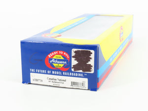 HO Scale Athearn ATH87730 CN Canadian National 60' Bulkhead Flat Car #622610