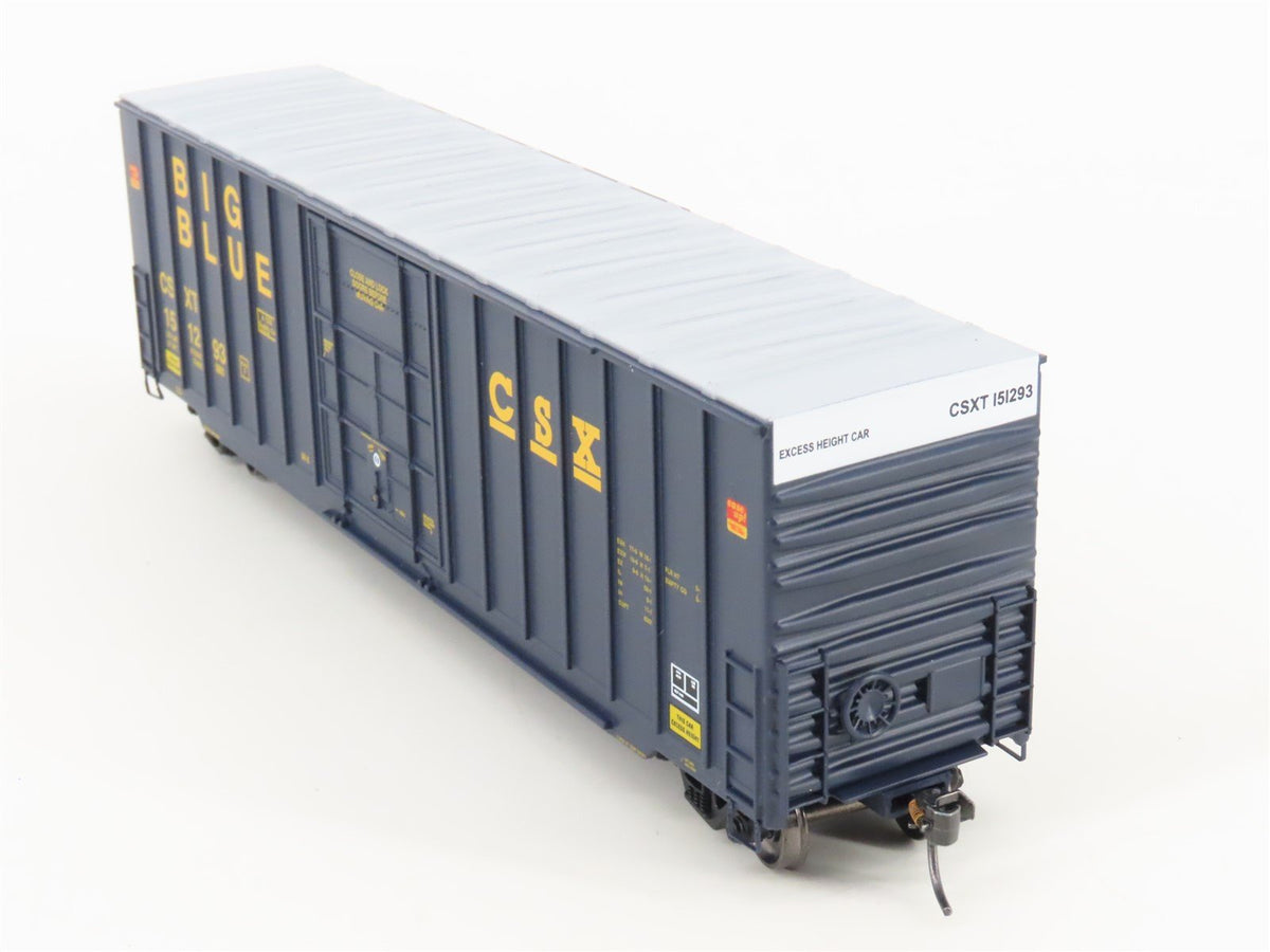 HO Scale Athearn Roundhouse RND14922 CSXT 50&#39; Hi-Cube Plug Door Box Car #151293