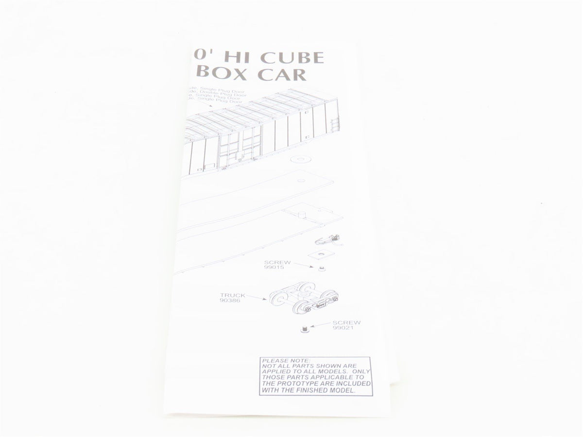 HO Scale Athearn Roundhouse RND14922 CSXT 50&#39; Hi-Cube Plug Door Box Car #151293