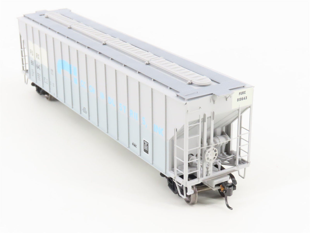 HO Scale Athearn ATH82001 FURX First Union Rail 3-Bay Covered Hopper #818643