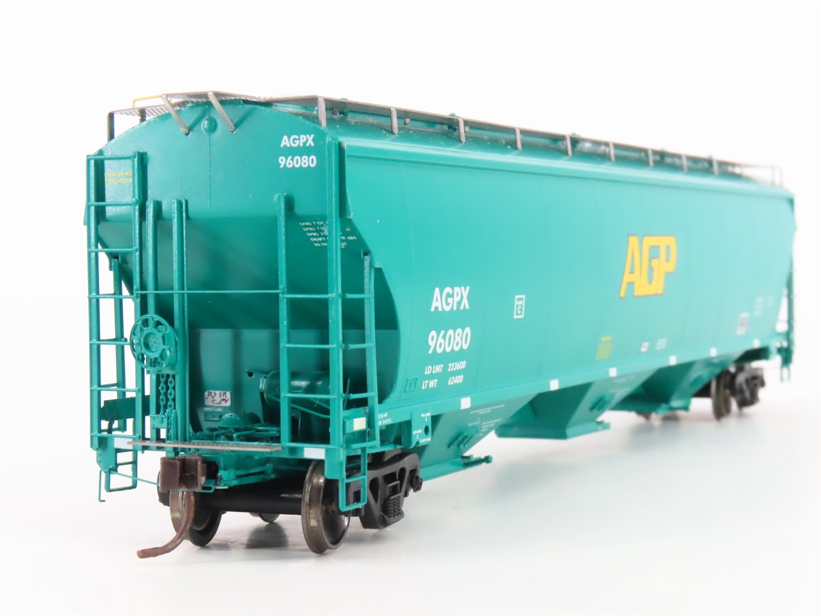 HO Scale Athearn Genesis G4253 AGPX 3-Bay Covered Hopper #96080