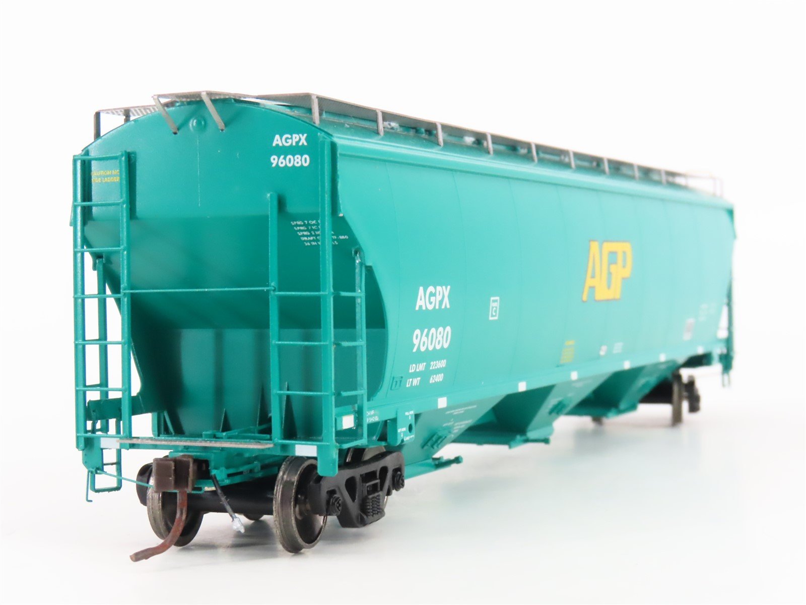 HO Scale Athearn Genesis G4253 AGPX 3-Bay Covered Hopper #96080