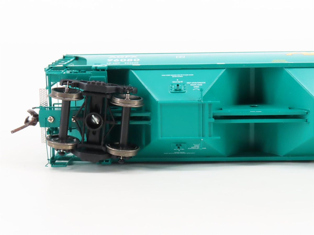 HO Scale Athearn Genesis G4253 AGPX 3-Bay Covered Hopper #96080
