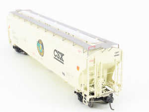 HO Scale Athearn Genesis G4257 CSXT Grain Express 3-Bay Covered Hopper #265097