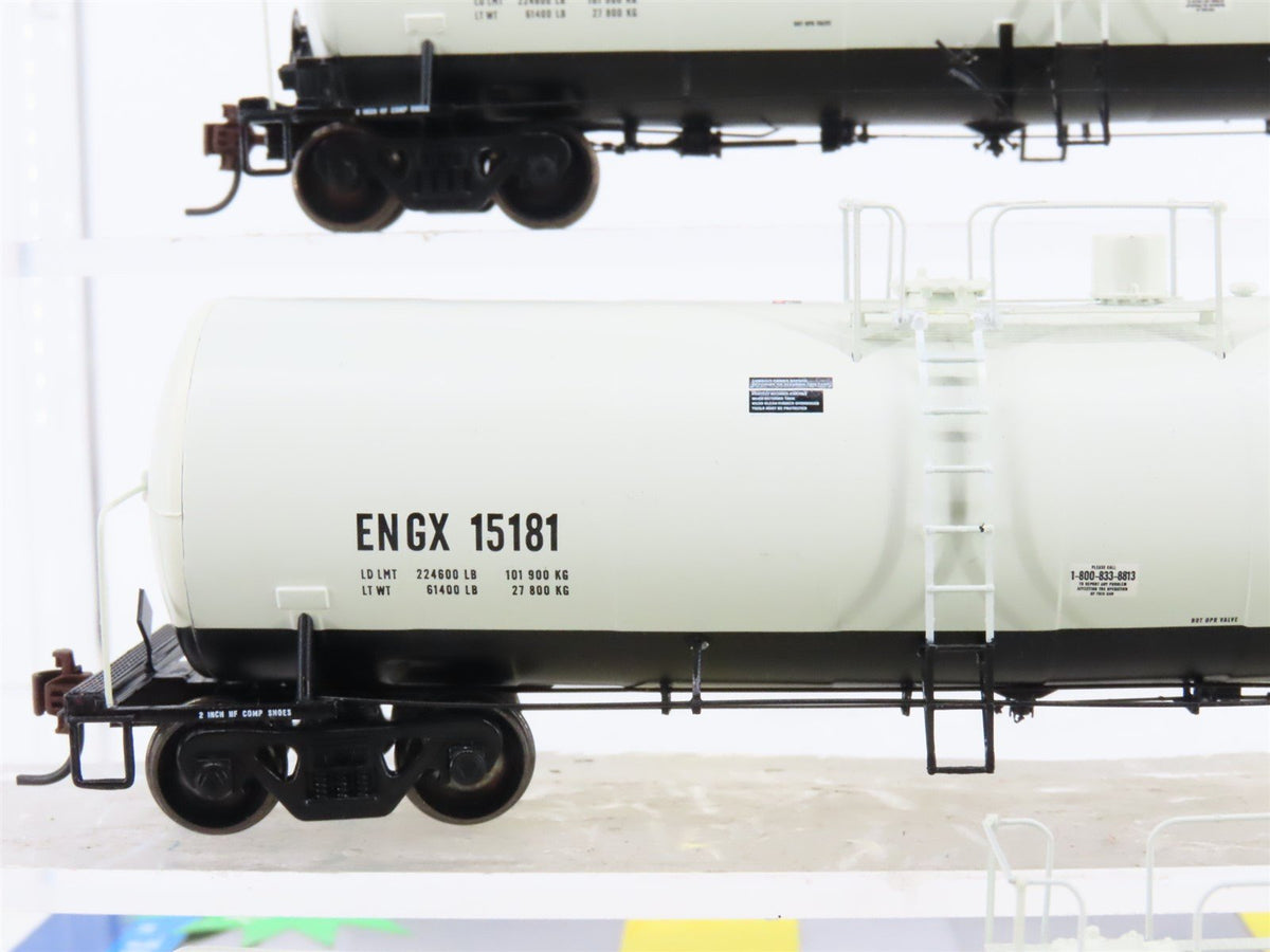HO Scale Athearn 94822 ENGX Engelhard Corporation Clay Tank Car Set of 3