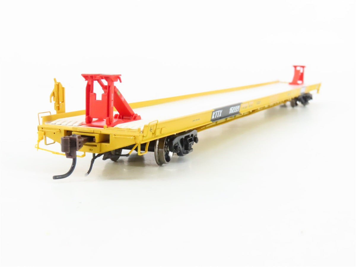 HO Scale Athearn Genesis G29523 KTTX Trailer Train 89&#39; Flat Car #152221