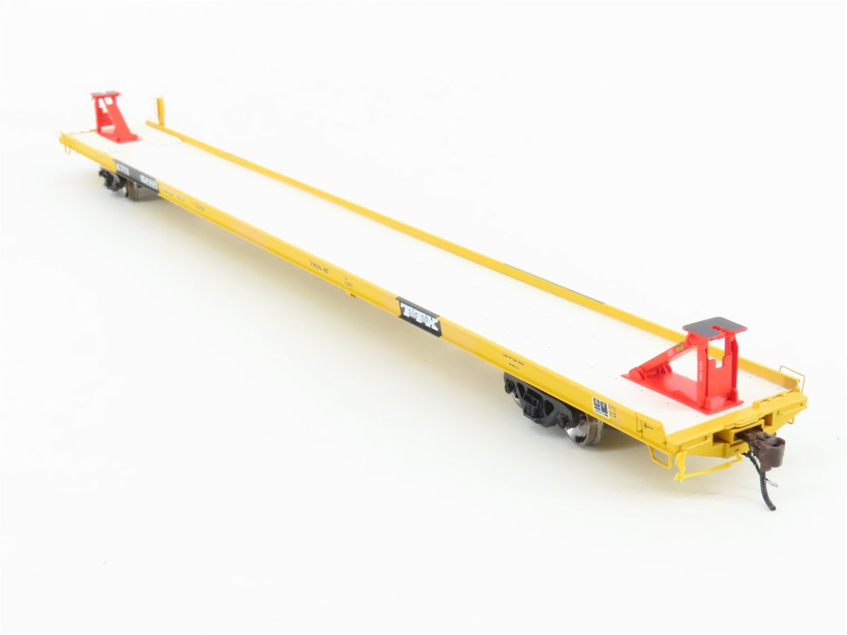 HO Scale Athearn Genesis G29523 KTTX Trailer Train 89&#39; Flat Car #152221